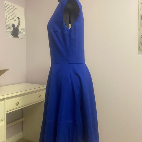 EUC Royal Blue Fit and Flare Skater Dress - Picture 4 of 5
